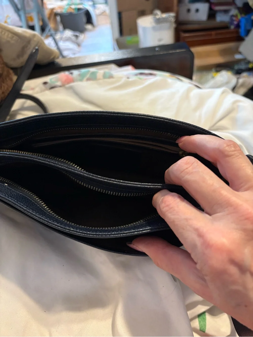 Coach pebbled leather